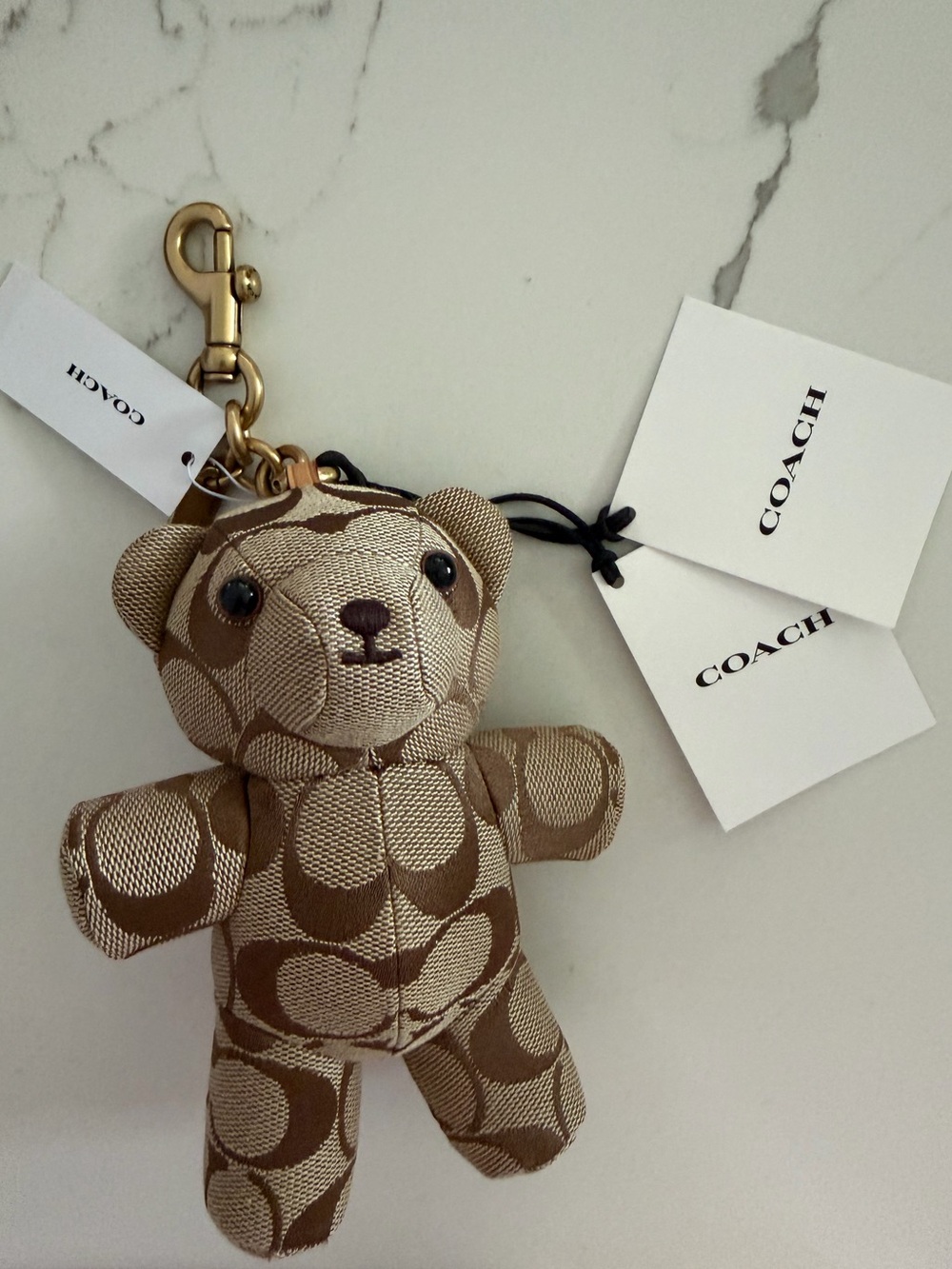 Coach Bear keychain